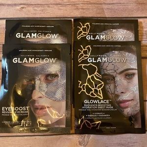 Set of 4 GlamGlow Sheet Masks